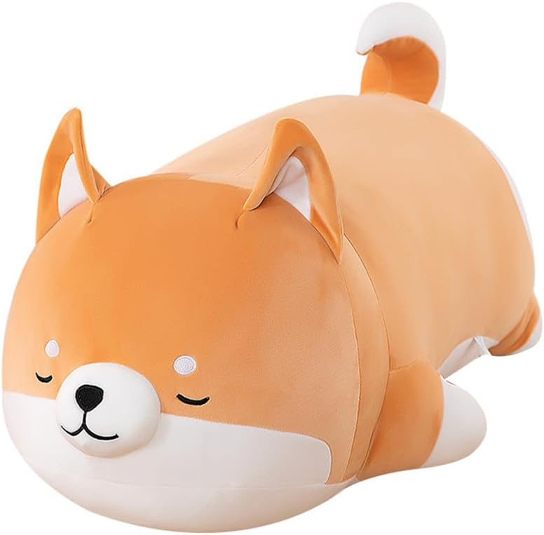 Plump Shiba Inu toy pillows, Akita plush pillows, cuddly pillows for children and girls (35 cm/13.7 inches)