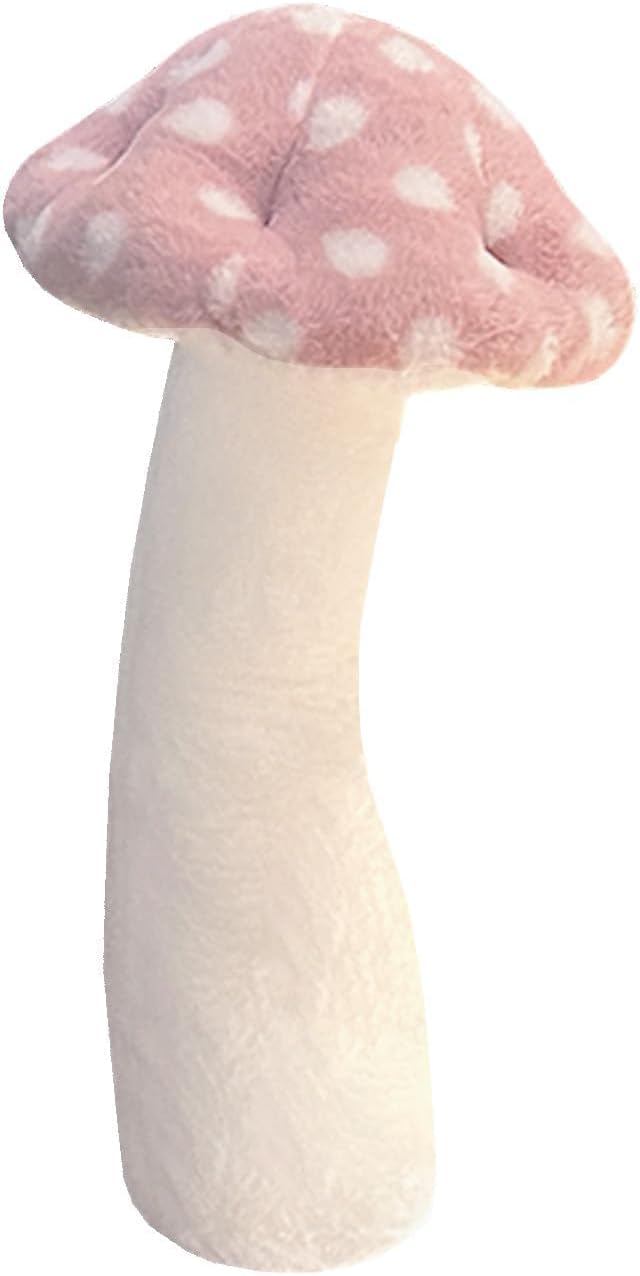 Mushroom Plush Pillow - 39-inch Mushroom-Shaped Long Stuffed Pillow - Mushroom Stuffed Pillow - Christmas Birthday Sofa Home Decor